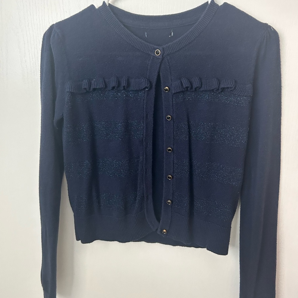 Vintage Dark Blue Cardigan